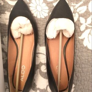 Aldo Black Leather Shoes